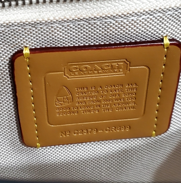 Coach Black Leather Soho Flap Bag - Picture 4 of 13